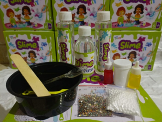 Emob Neon Galaxy Glitter Slime Kit - Make Your Own Slime at Home Price in Pakistan | LAPTAB