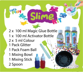 Emob Neon Galaxy Glitter Slime Kit - Make Your Own Slime at Home Price in Pakistan | LAPTAB