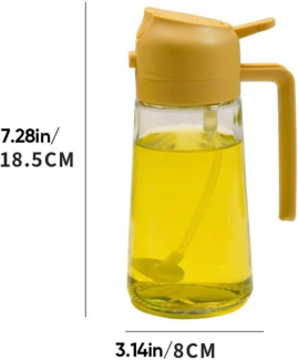 High-Quality Glass Oil Sprayer Dispenser for Cooking and BBQ, 630ml Price in Pakistan | LAPTAB