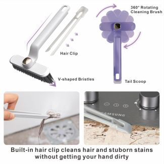 2in1 Multi-Function Rotating Crevice Cleaning Brush for Home Use Price in Pakistan | LAPTAB