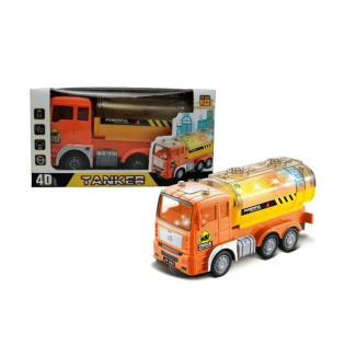 Flash Electric Engineering Rotating Tanker Truck for Kids - Authentic Design
