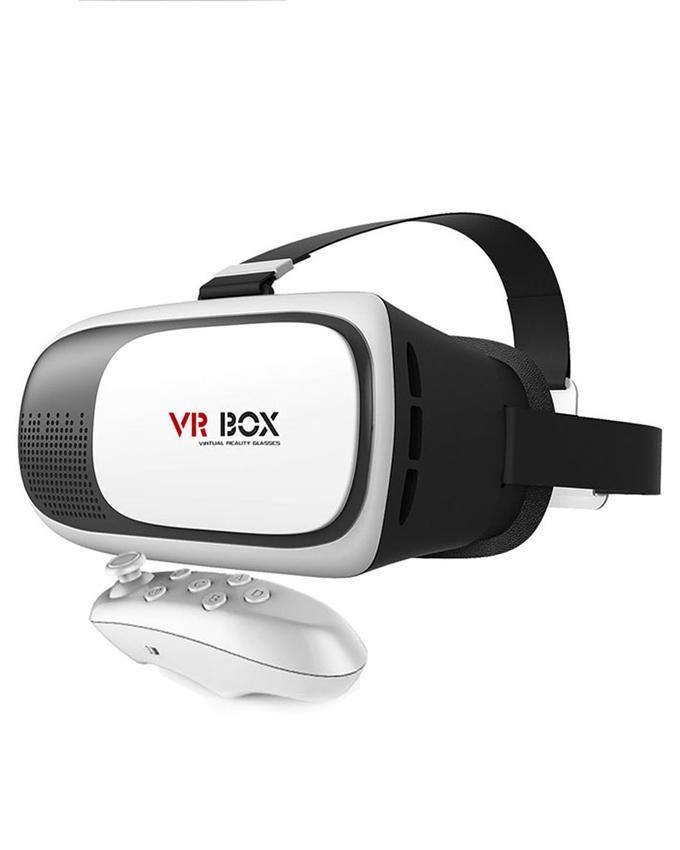 3D VR Glasses for Smartphones 4-6 Inch with Bluetooth Remote Controller Price in Pakistan | LAPTAB