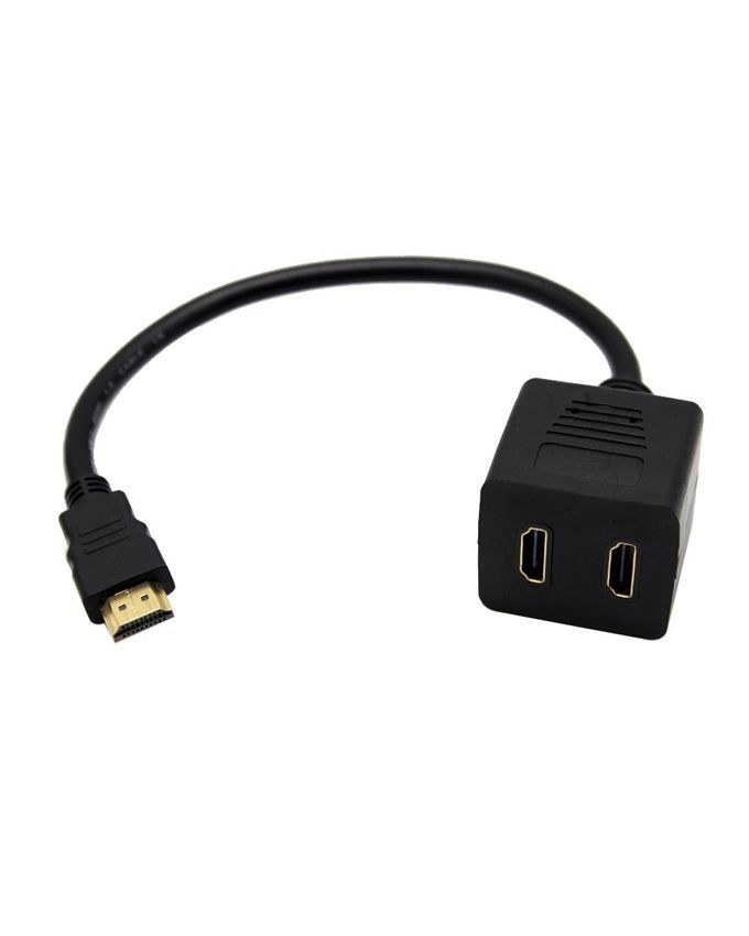 Amplified HDMI Y Splitter 2-Port for Dual Display Output Price in Pakistan | LAPTAB