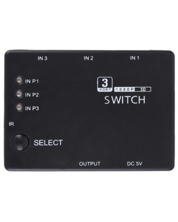 3-Port HDMI Switch with Remote for Multiple Source Display Price in Pakistan | LAPTAB