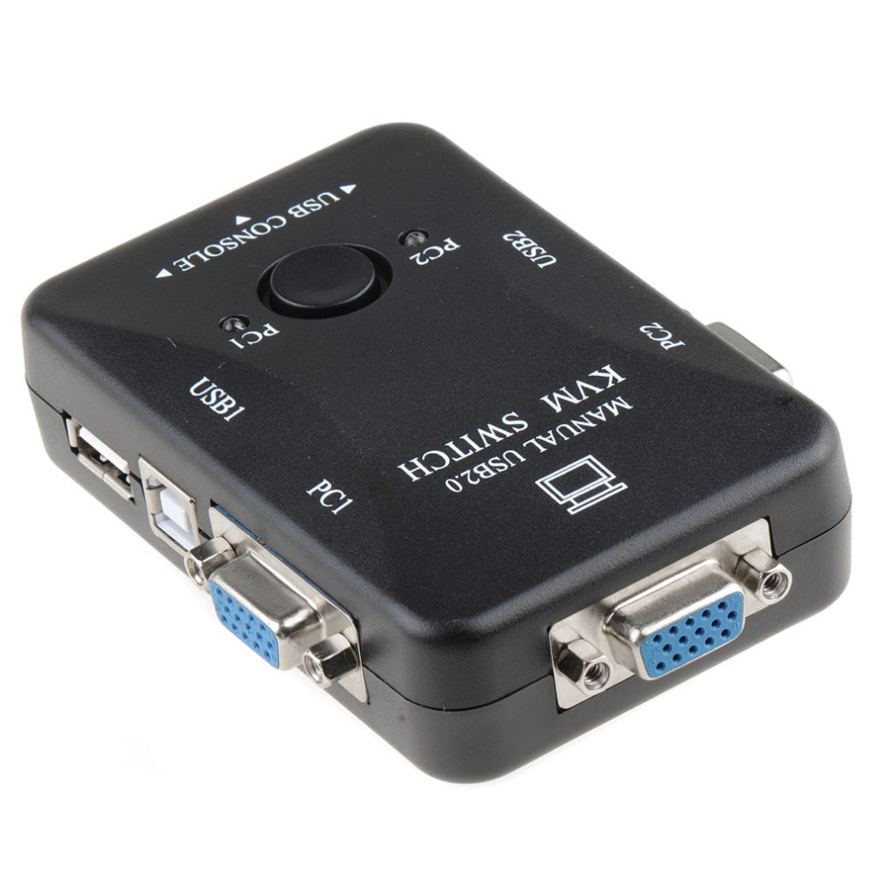 2-Port USB KVM Switch for Keyboard, Monitor, and Mouse Sharing Price in Pakistan | LAPTAB