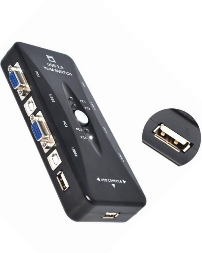 4-Port USB KVM Switch for Managing Multiple Computers with One Keyboard Price in Pakistan | LAPTAB