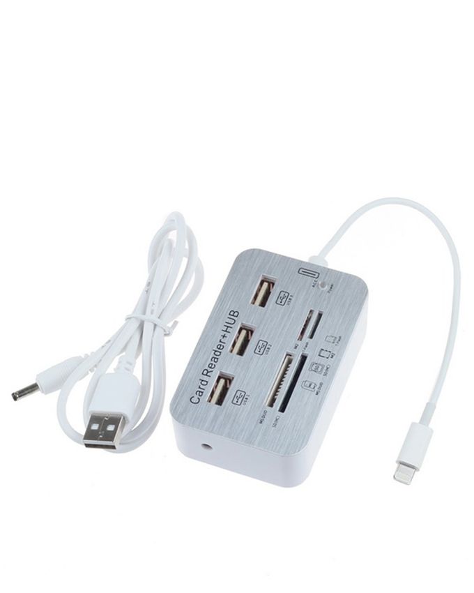 Lightning Connection Kit with SD Card Reader and USB 3-Port Hub for iPad Price in Pakistan | LAPTAB