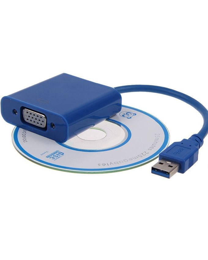 USB 3.0 to VGA Converter Adapter for Multi-Monitor Display 1920x1080 Price in Pakistan | LAPTAB