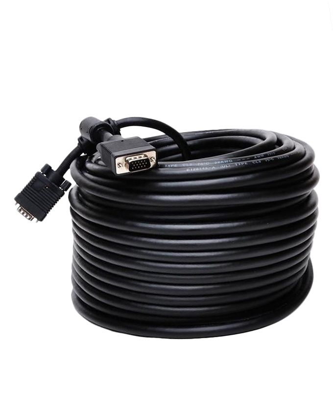 50m Male to Male VGA Cable 15-Pin with Bare Copper Conductor Price in Pakistan | LAPTAB