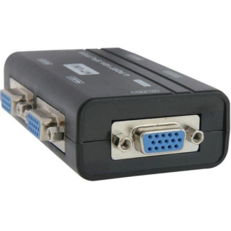 4-Port VGA Splitter for Simultaneous Display on 4 VGA Monitors 250 MHz Price in Pakistan | LAPTAB