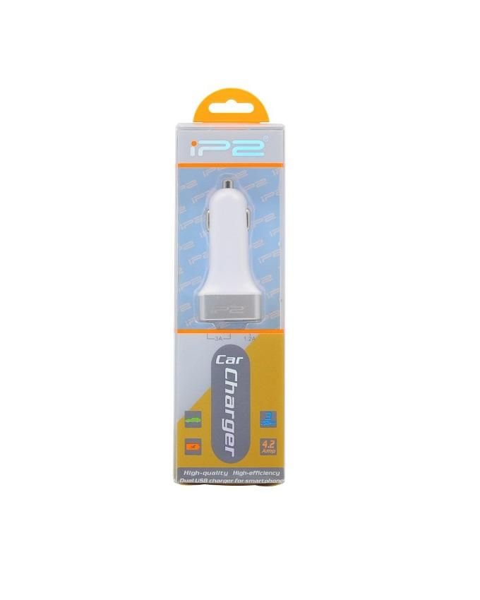 IP2 Car Charger IP203 - Triple Port - Silver Price in Pakistan | LAPTAB