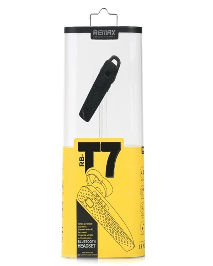 Remax RB-T7 Portable Bluetooth Headset with Built-in Microphone