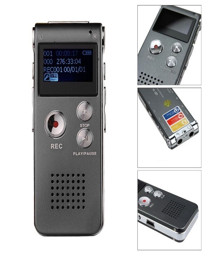 8GB Digital Voice Recorder with Built-in Microphone and Rechargeable Price in Pakistan | LAPTAB