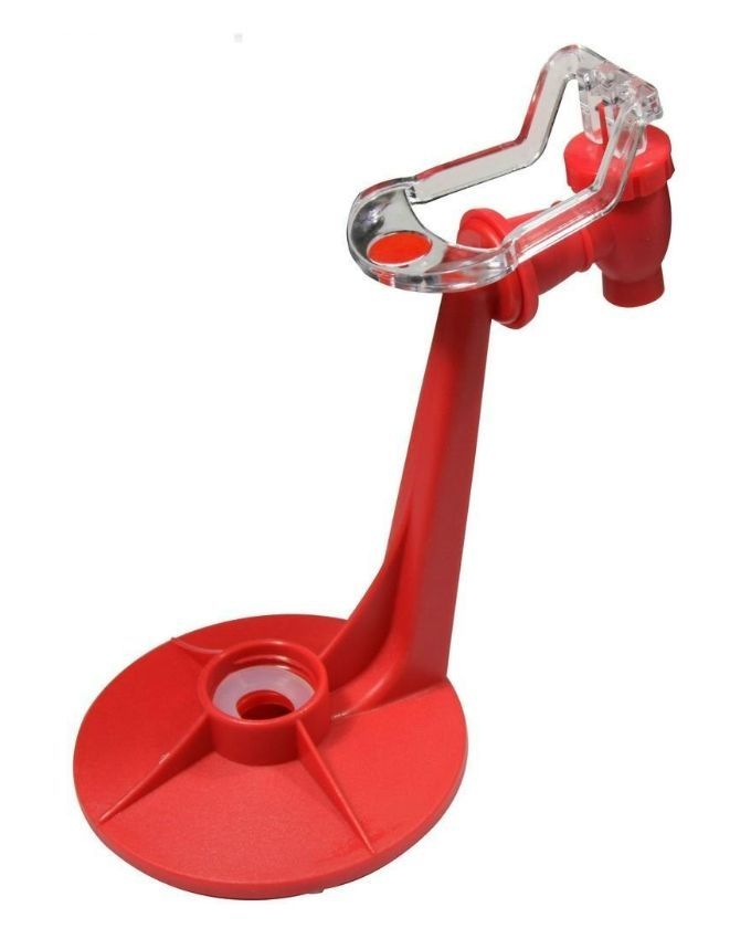 Cold Drink Bottle Dispenser with Easy Pour Design and Durable Plastic