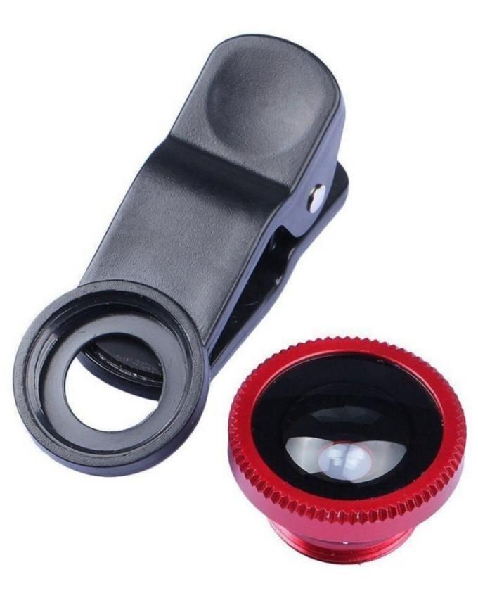 Universal 3-in-1 Clip Lens for Phones and Cameras ? Macro, Wide, Fisheye Price in Pakistan | LAPTAB