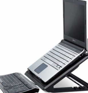 Adjustable Ergonomic Laptop Stand with Cooling Fan and USB Ports Price in Pakistan | LAPTAB
