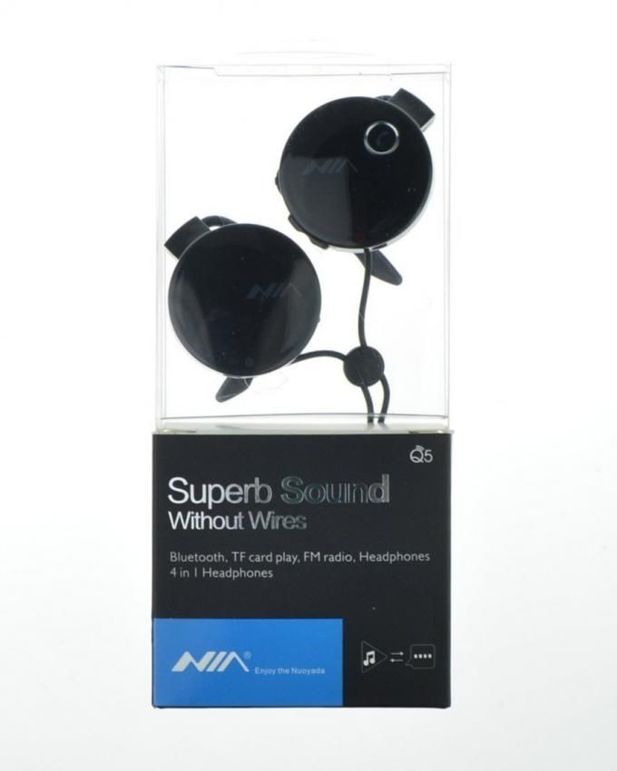 Nia Q5 Bluetooth Wireless Headphone Black Price in Pakistan | LAPTAB