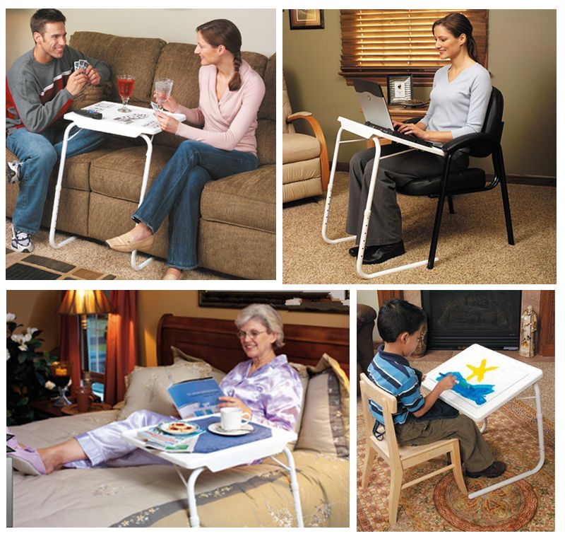 Adjustable Multi-Functional Table with Cup Holder for Laptop and Dining Price in Pakistan | LAPTAB