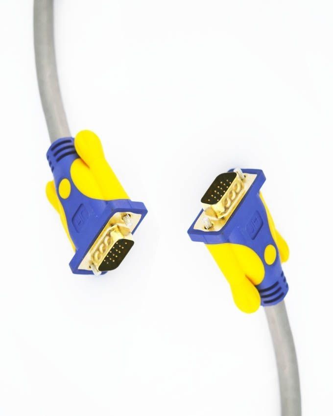 VGA Grey Pure Copper 5m Cable for PC Monitor and VGA Devices, High Resolution Price in Pakistan | LAPTAB