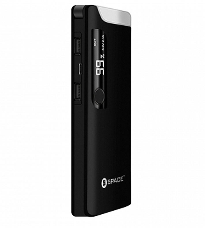 EC016 12000 mAh Original Space Power Bank + Rotating Light 
