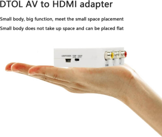 HDMI to Composite AV Converter Adapter for VCR DVD PS3 Price in Pakistan | LAPTAB